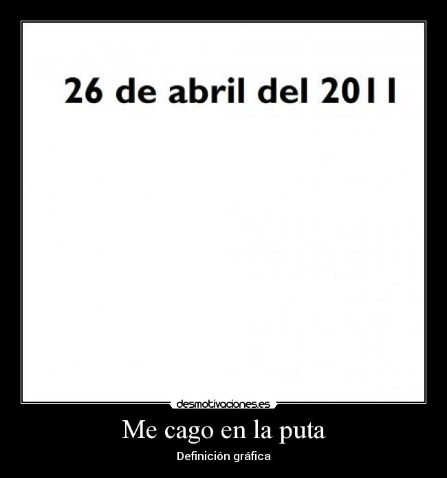 Me cago en la puta - 