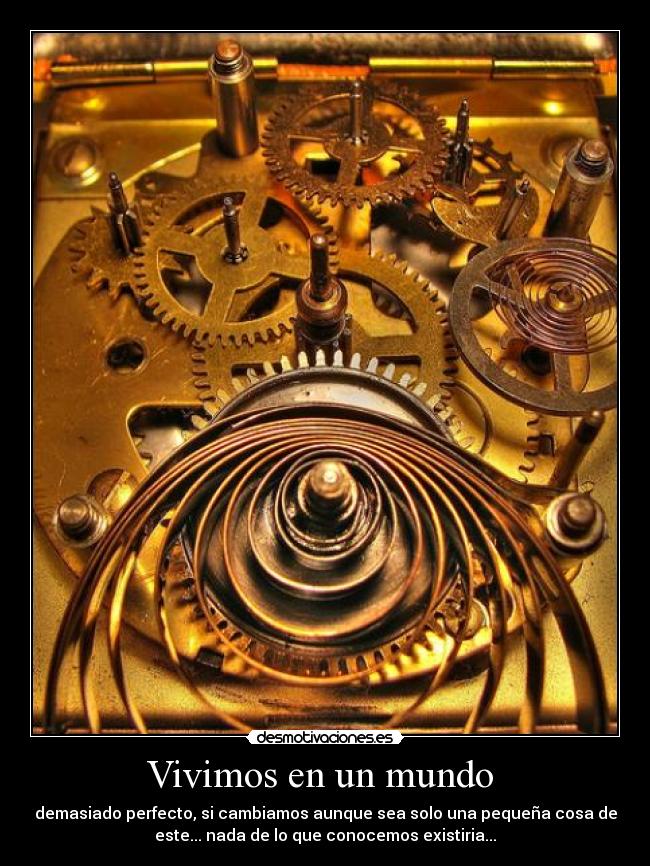 Vivimos en un mundo -