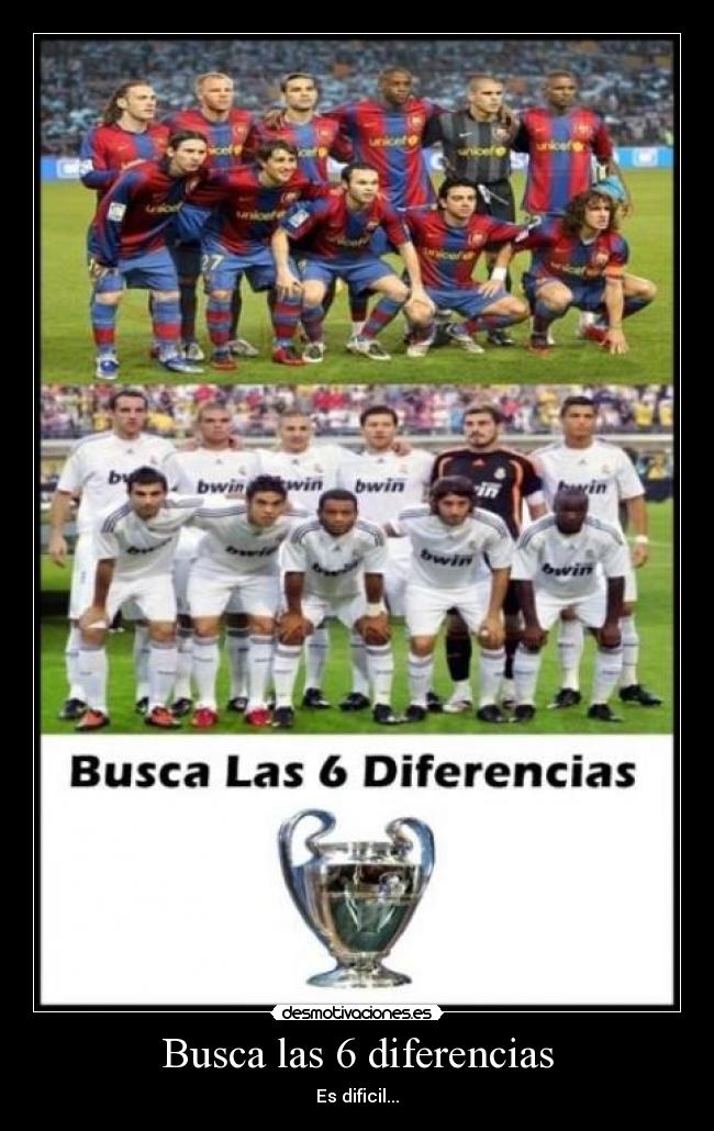 Busca las 6 diferencias -