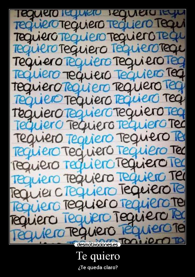 Te quiero - 