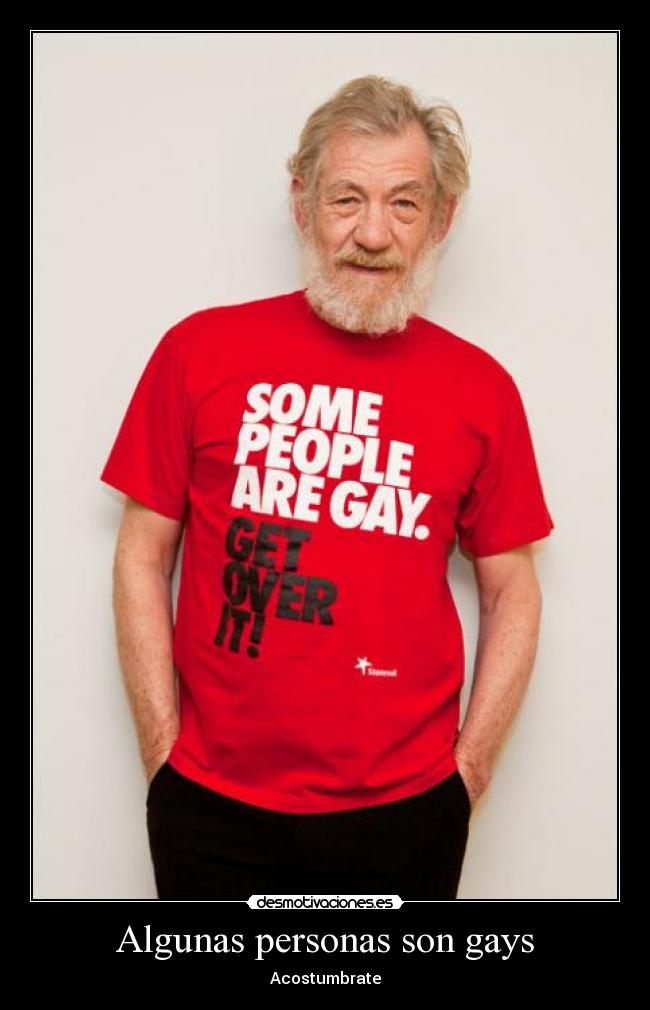 Algunas personas son gays - 