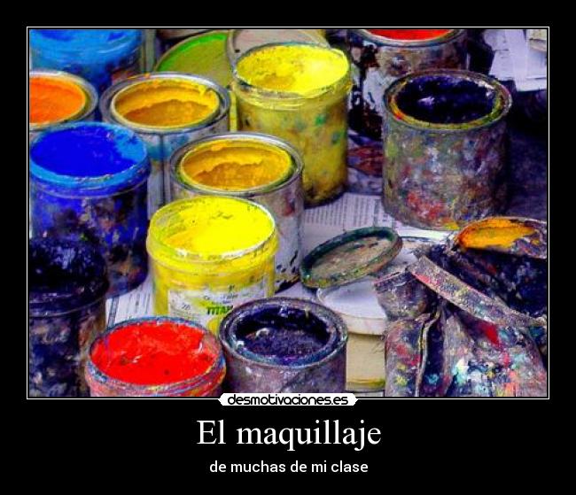 El maquillaje -