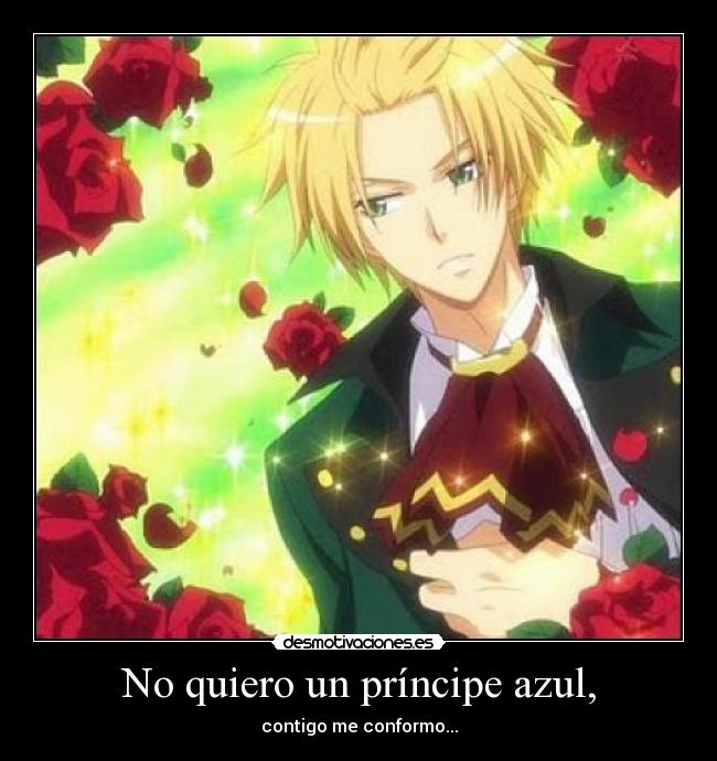 No quiero un príncipe azul, -