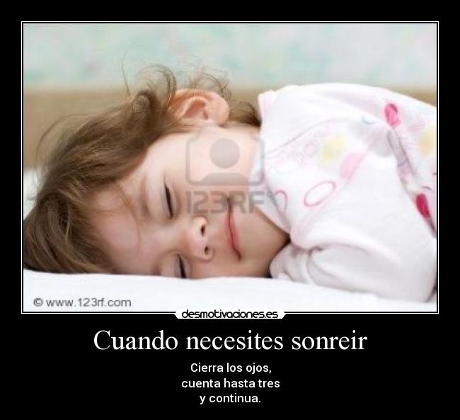 Cuando necesites sonreir -