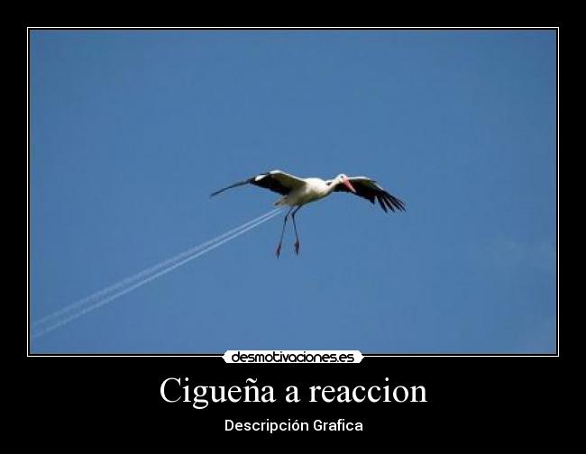 Cigueña a reaccion -