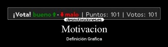 Motivacion - Definición Grafica