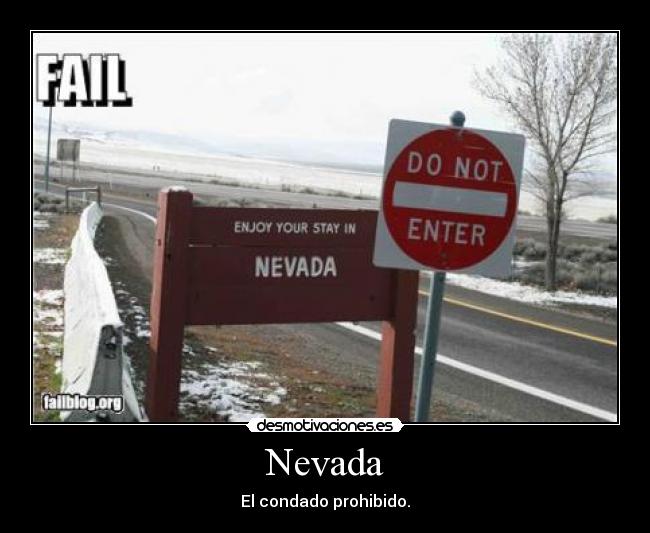 Nevada - El condado prohibido.
