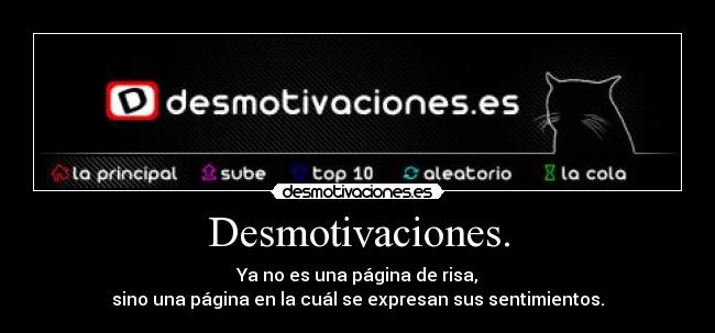 Desmotivaciones. - 