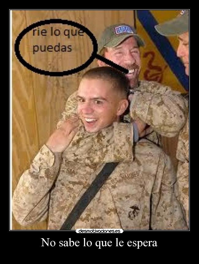 No sabe lo que le espera - 