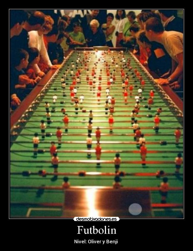 Futbolin - Nivel: Oliver y Benji