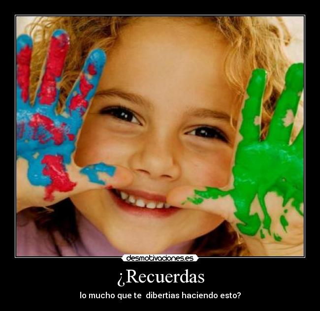 ¿Recuerdas -