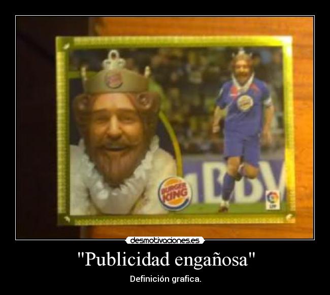 Publicidad engañosa -