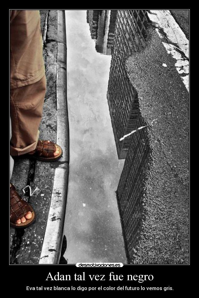 carteles adan tal vez fue negro desmotivaciones