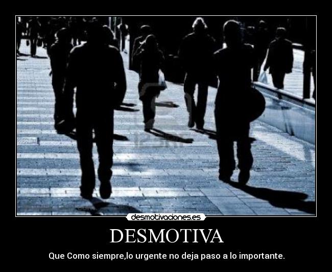DESMOTIVA -