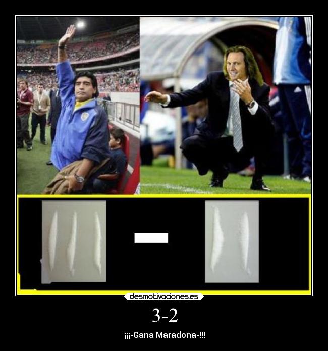 3-2 - ¡¡¡-Gana Maradona-!!!