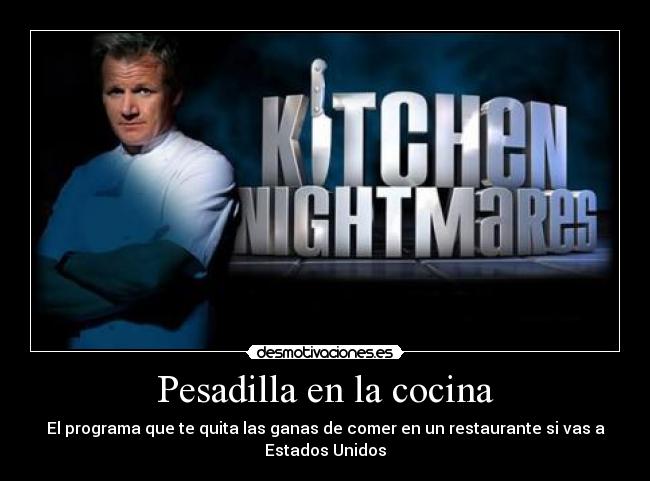 Pesadilla en la cocina -