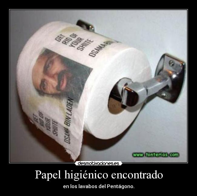 Papel higiénico encontrado - 