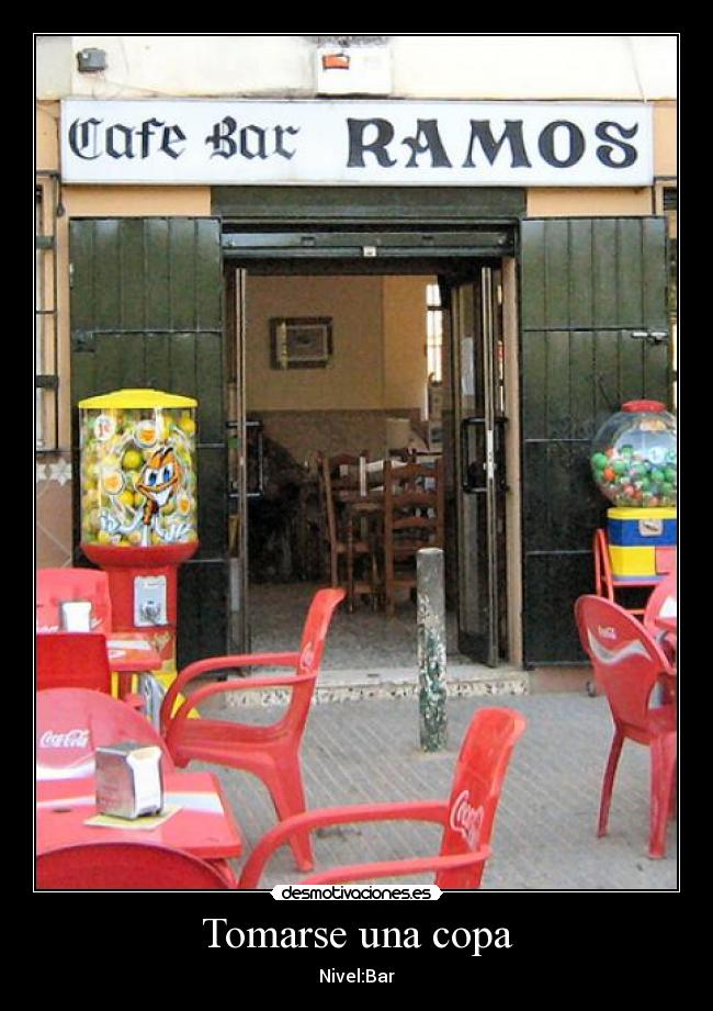 Tomarse una copa - Nivel:Bar