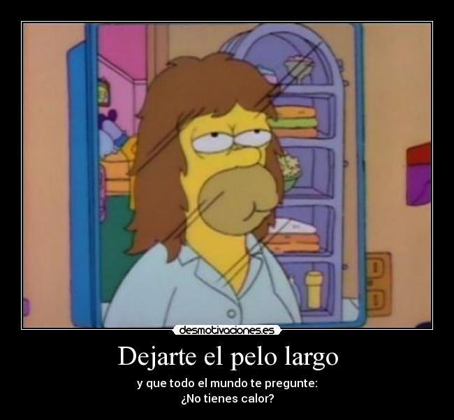 Dejarte el pelo largo - y que todo el mundo te pregunte:
¿No tienes calor?