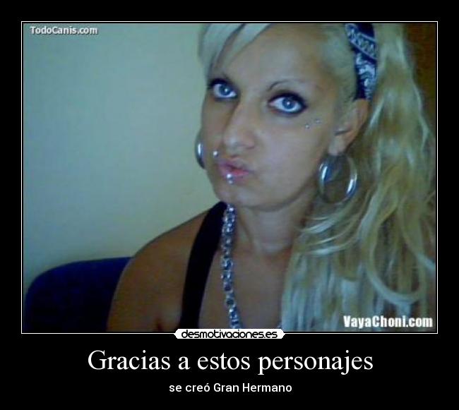 Gracias a estos personajes - 