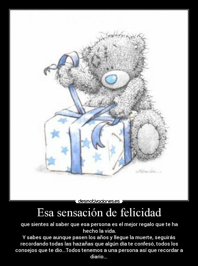 Esa sensación de felicidad - 