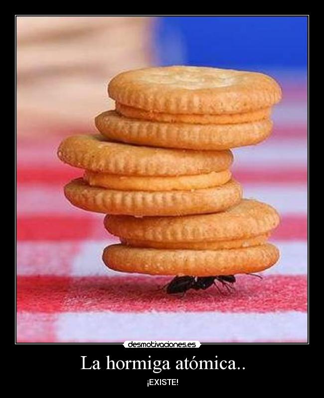 La hormiga atómica.. - ¡EXISTE!