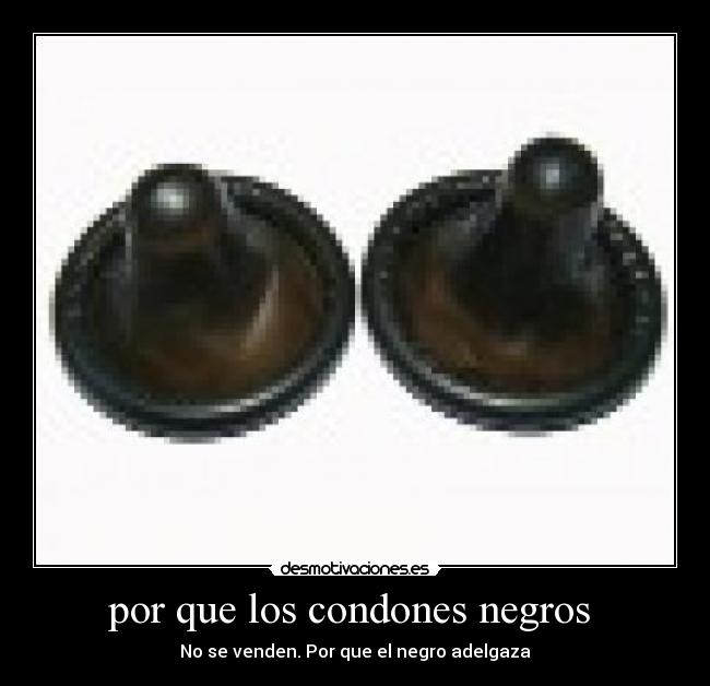 por que los condones negros  - 
