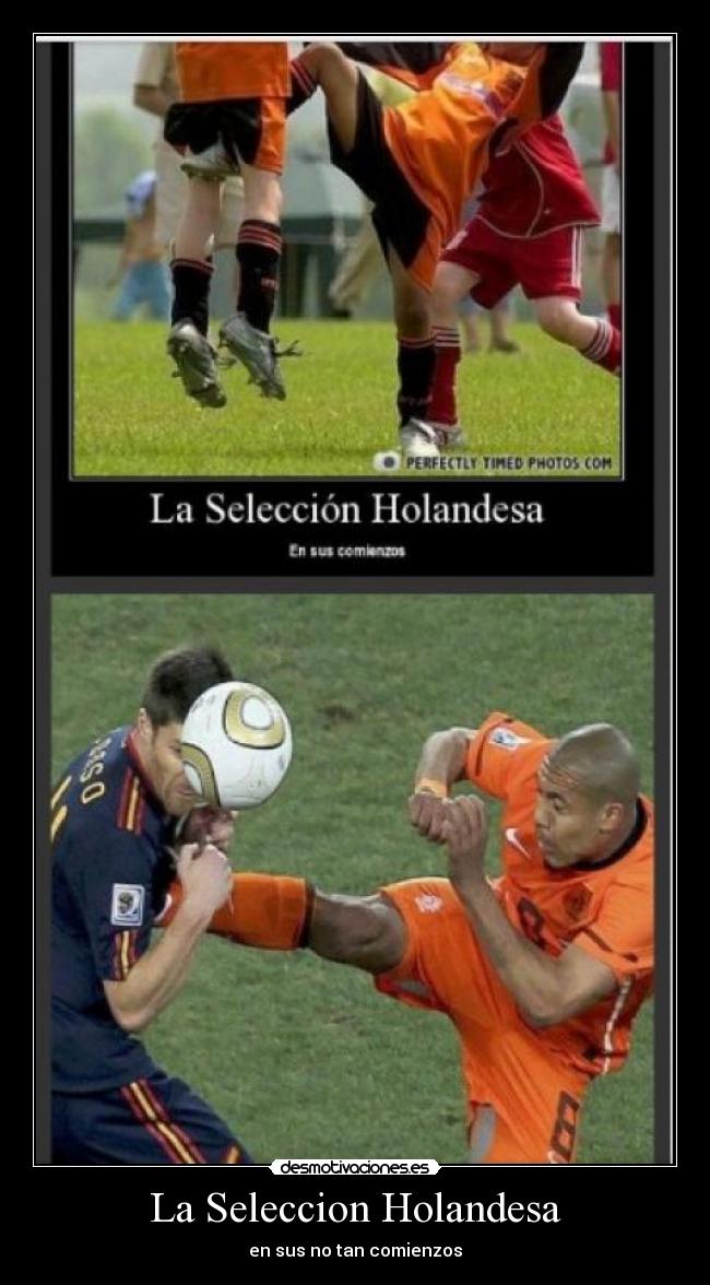 La Seleccion Holandesa - en sus no tan comienzos