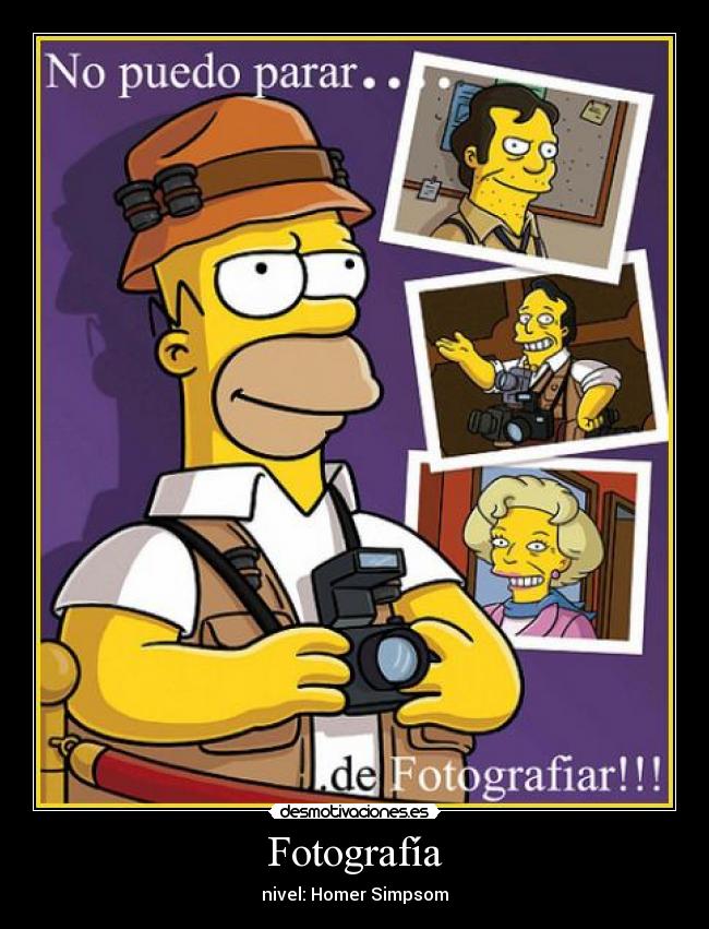 Fotografía - nivel: Homer Simpsom