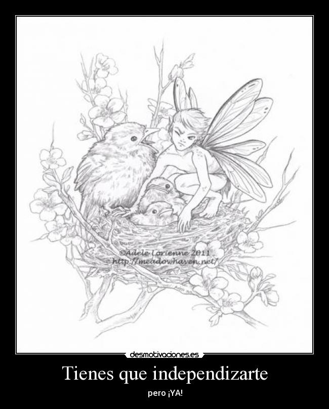 Tienes que independizarte -