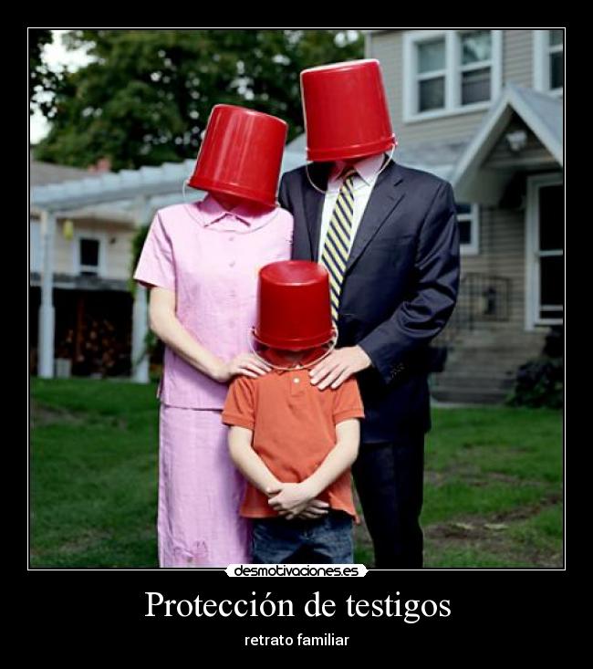 Protección de testigos - retrato familiar