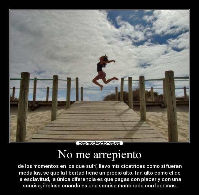 No me arrepiento - 