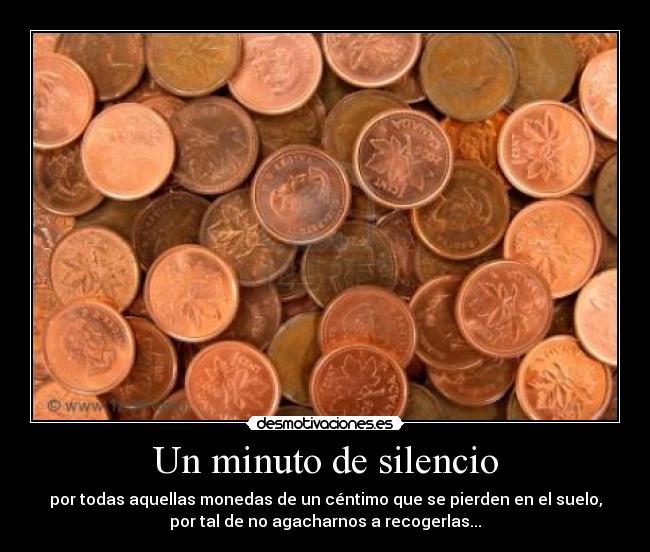 Un minuto de silencio -