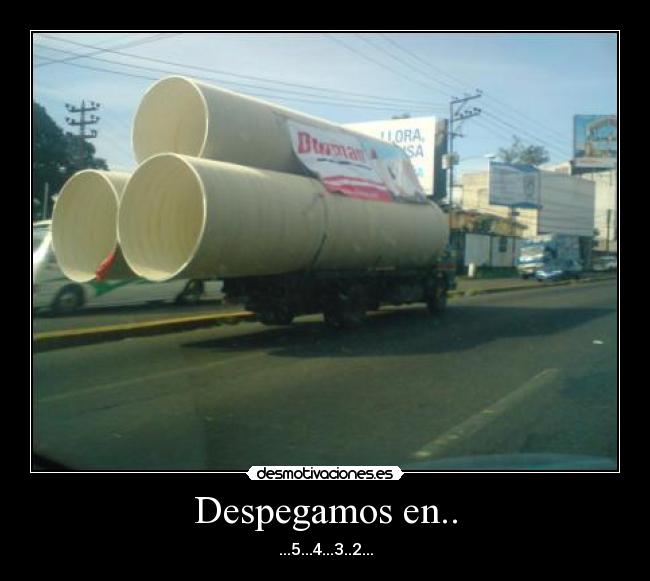 Despegamos en.. - ...5...4...3..2...