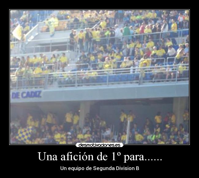 Una afición de 1º para...... -