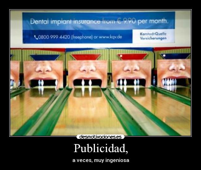 Publicidad, -