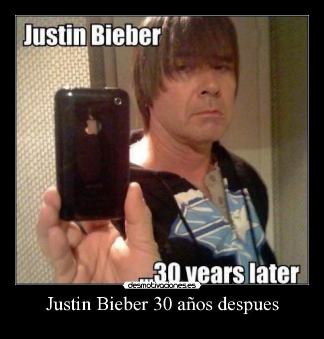 Justin Bieber 30 años despues -
