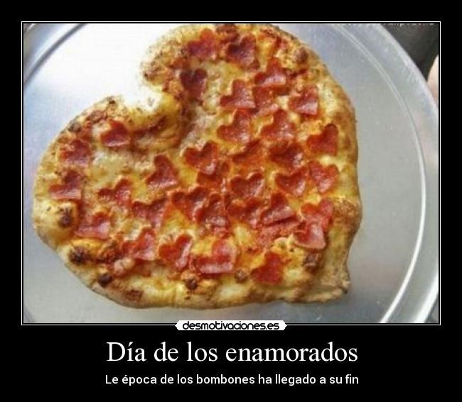 Día de los enamorados - Le época de los bombones ha llegado a su fin