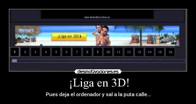 ¡Liga en 3D! -