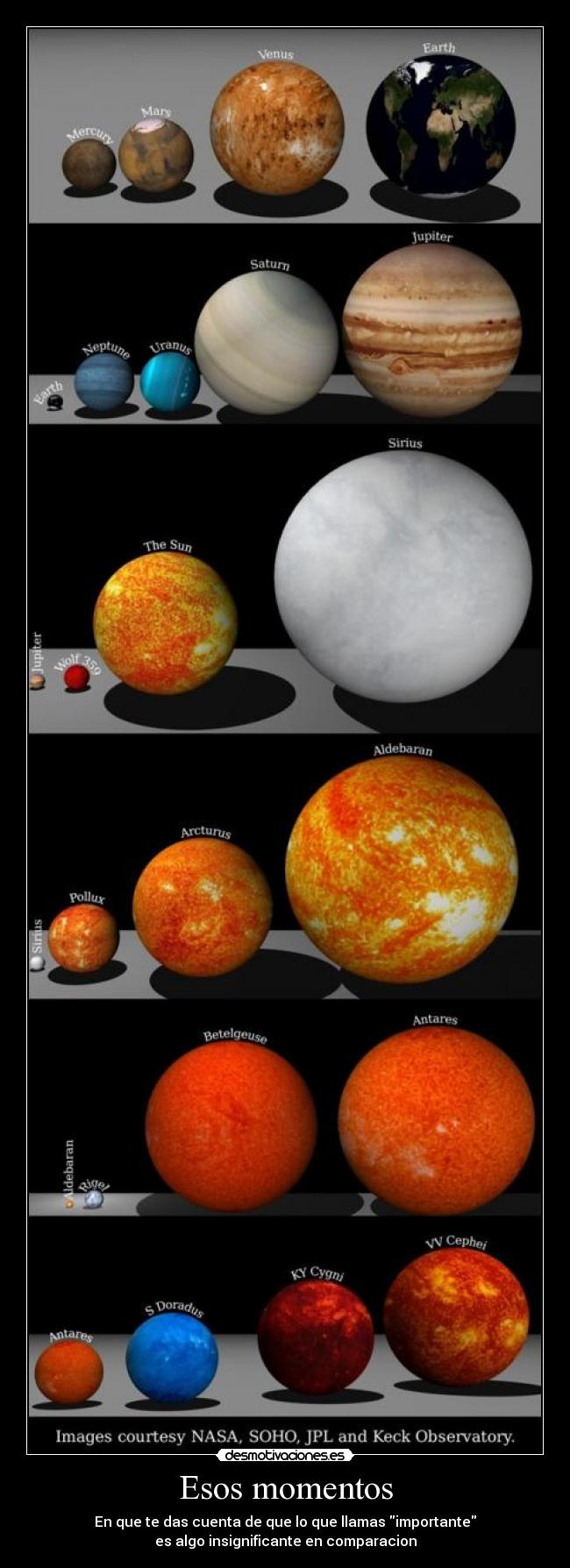Esos momentos - En que te das cuenta de que lo que llamas importante
es algo insignificante en comparacion