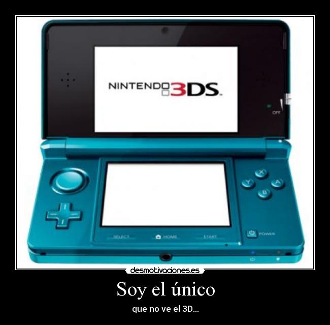 Soy el único - que no ve el 3D...