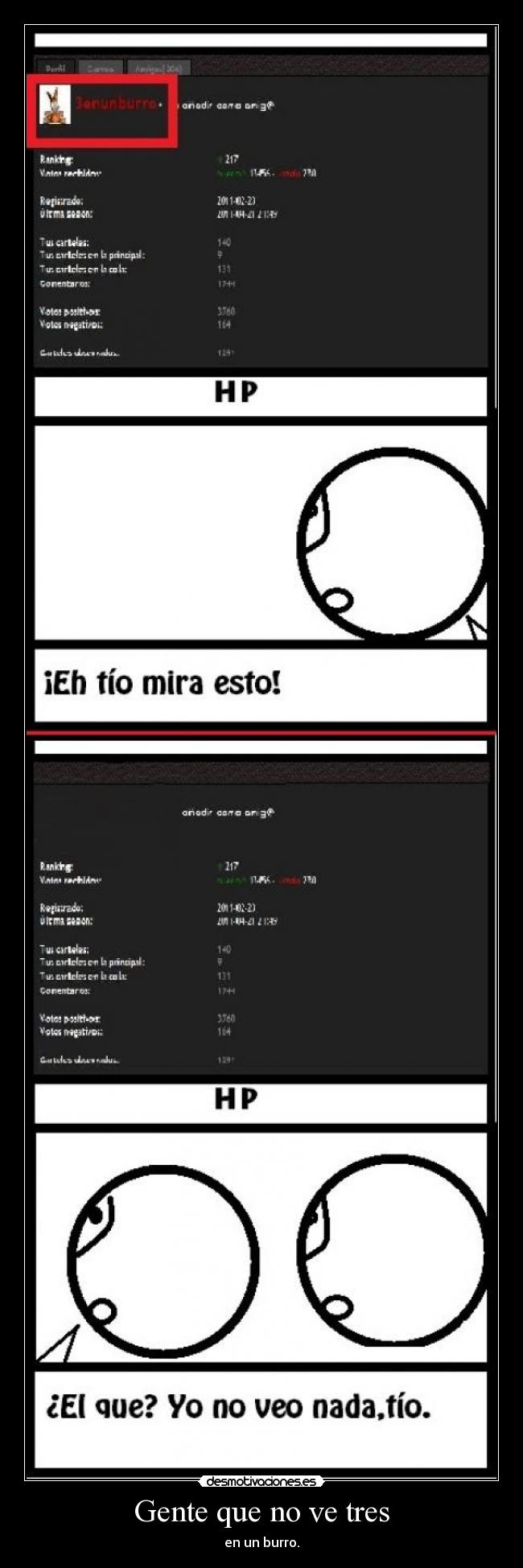 Gente que no ve tres - 