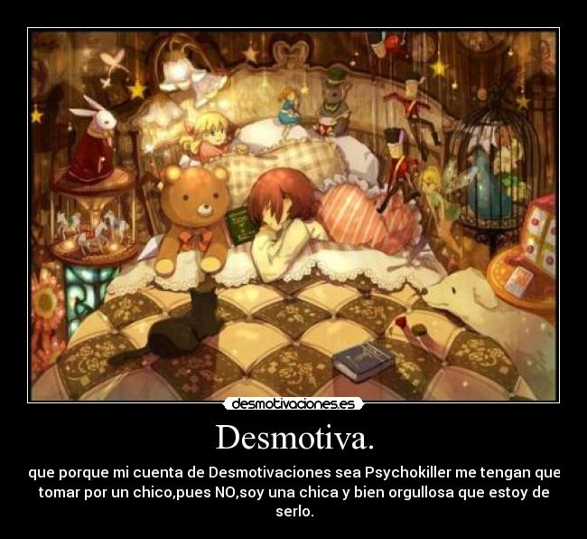 Desmotiva. -