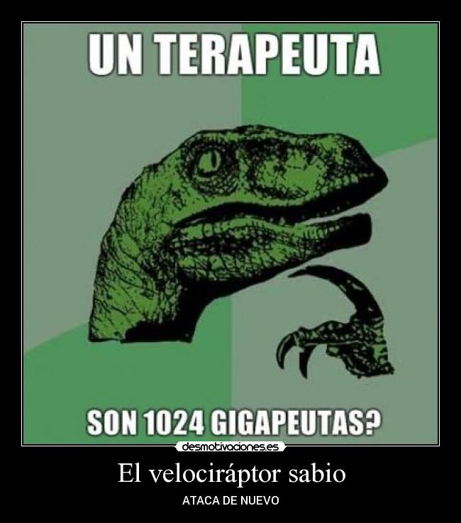 El velociráptor sabio - 