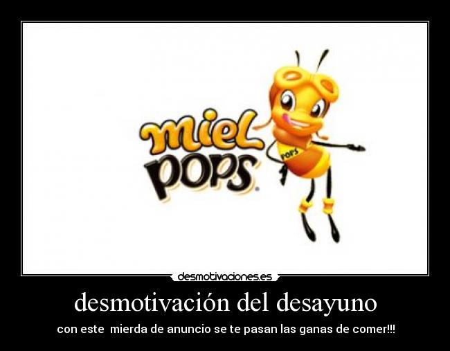 desmotivación del desayuno -