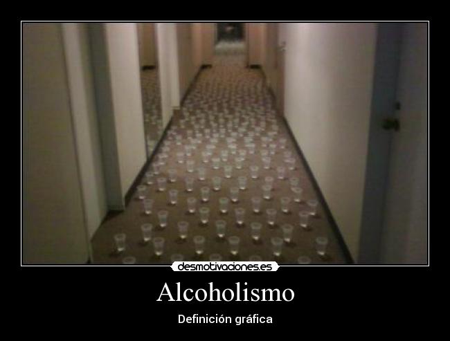 Alcoholismo - Definición gráfica