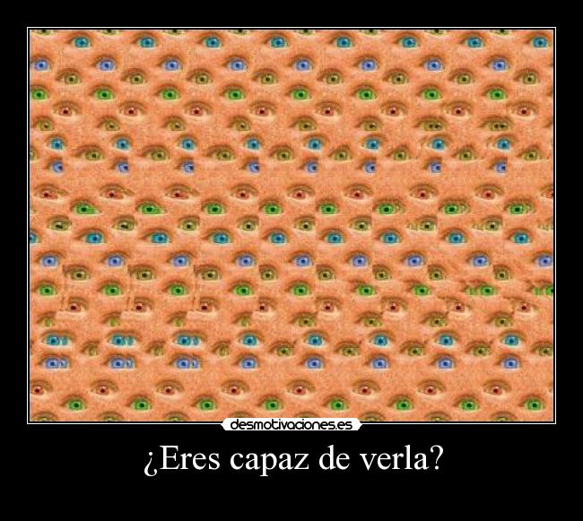 carteles estereogramas desmotivaciones