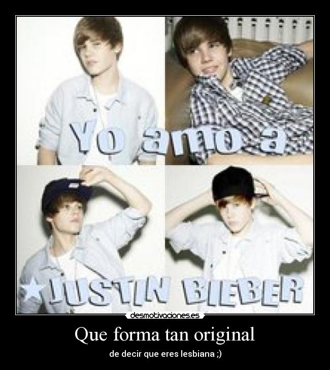  Que forma tan original  - de decir que eres lesbiana ;)