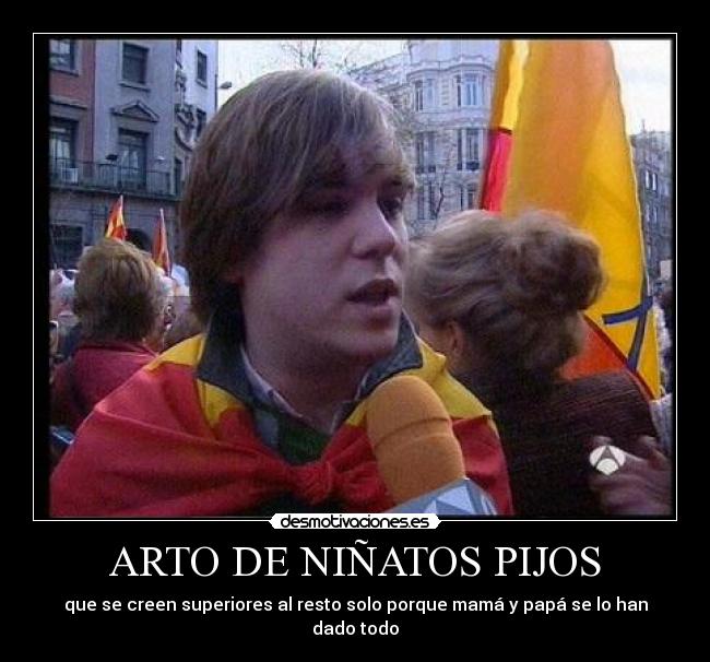 ARTO DE NIÑATOS PIJOS -