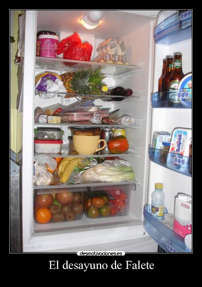 El desayuno de Falete -